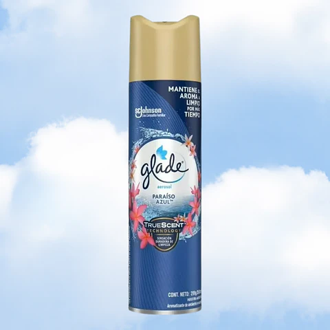 DESODORANTE AMBIENTAL GLADE - 360 CM3 PARAISO AZUL