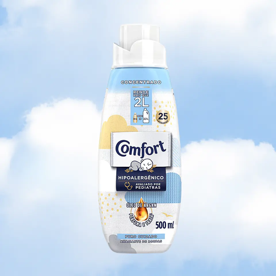 SUAVIZANTE COMFORT HIPOALERGÉNICO CONCENTRADO - 500 ML 1