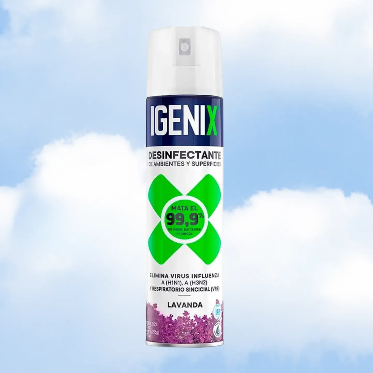 DESINFECTANTE EN AEROSOL IGENIX - 360 CC LAVANDA 1