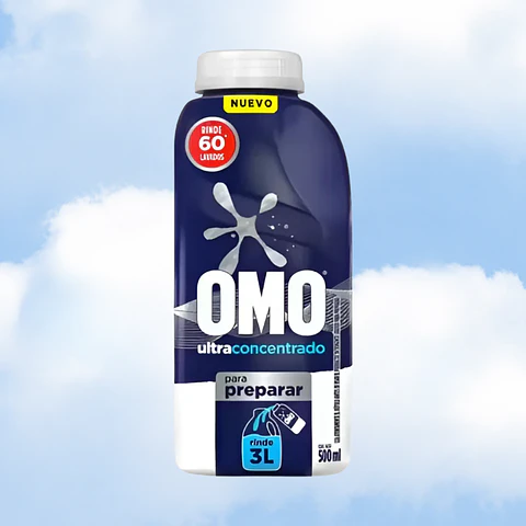 DETERGENTE LIQUIDO OMO ULTRA CONCENTRADO - 500 ML