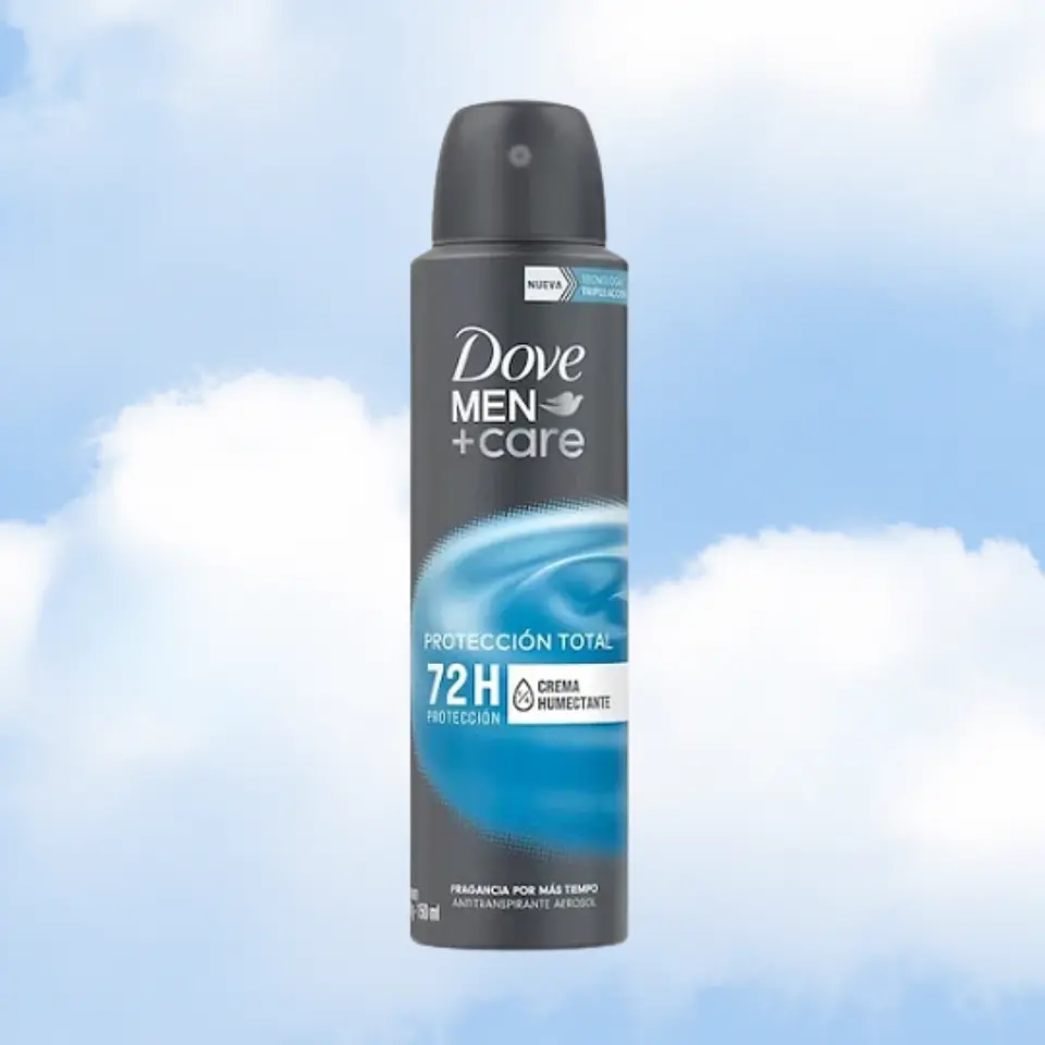 DESODORANTE DOVE MEN AEROSOL 150 ML - PROTECCIÓN TOTAL 1
