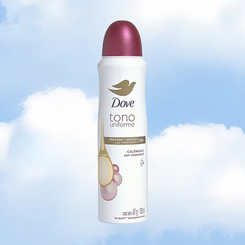 DESODORANTE DOVE AEROSOL 150 ML - TONO UNIFORME