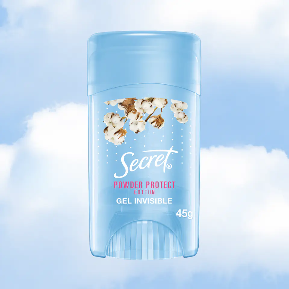 DESODORANTE SECRET GEL COTTON - 45 GR 1
