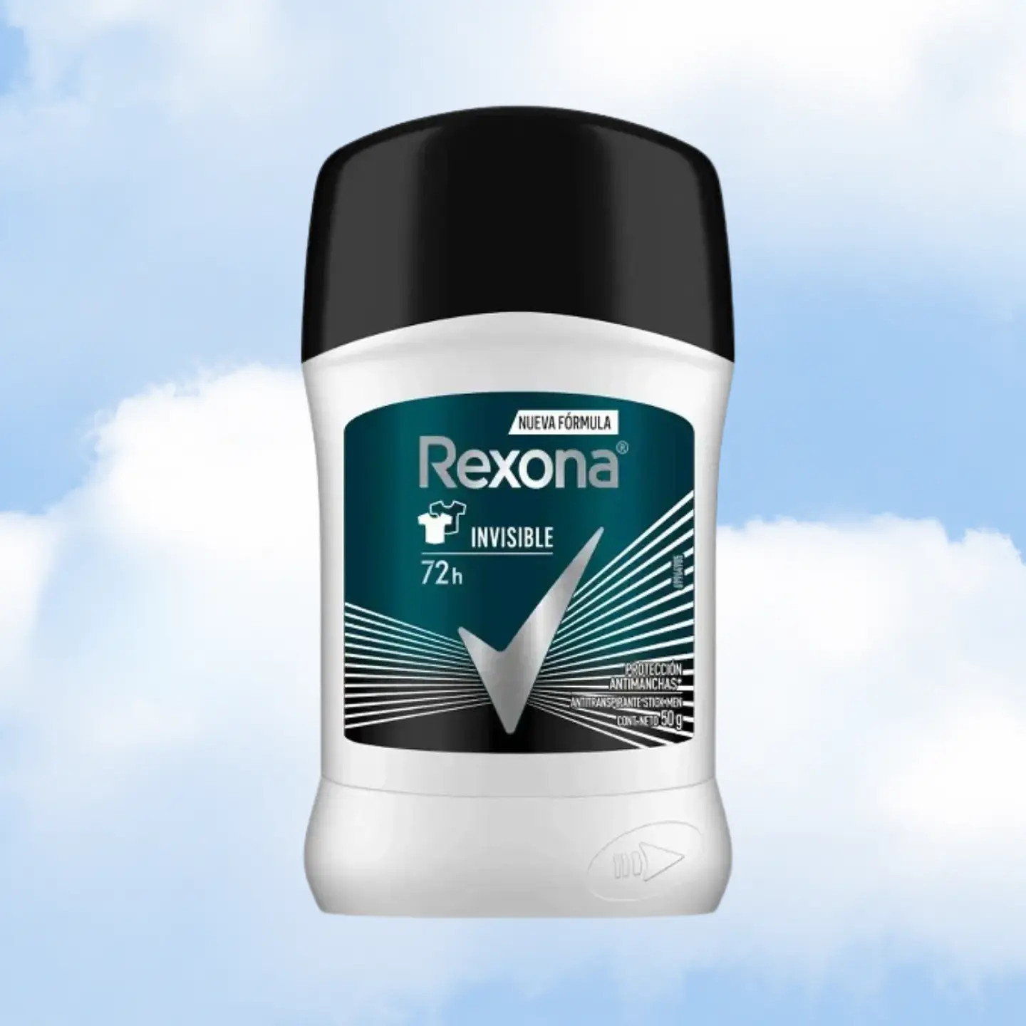 DESODORANTE REXONA MEN BARRA - 50 GR INVISIBLE 1