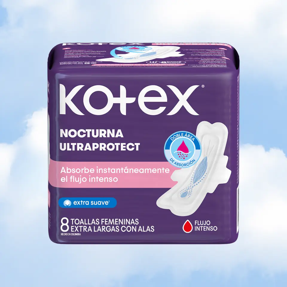 KOTEX TOALLA NOCTURNA - 8 UNIDADES 1