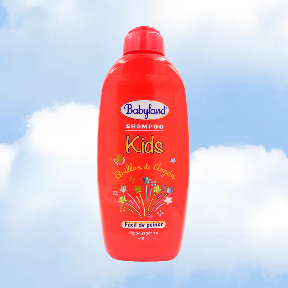 BABYLAND SHAMPOO NIÑOS BRILLOS DE ARGAN - 410 ML 1