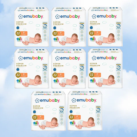 EMUBABY SUPER PREMIUM TALLA P - 176 UNIDADES