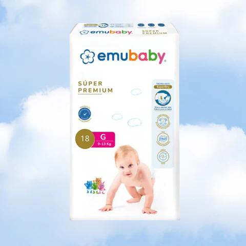 EMUBABY SUPER PREMIUM TALLA G - 18 UNIDADES