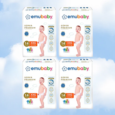 EMUBABY SUPER PREMIUM TALLA XXG - 56 UNIDADES
