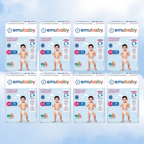 EMUBABY COMFORT TALLA XG - 112 UNIDADES
