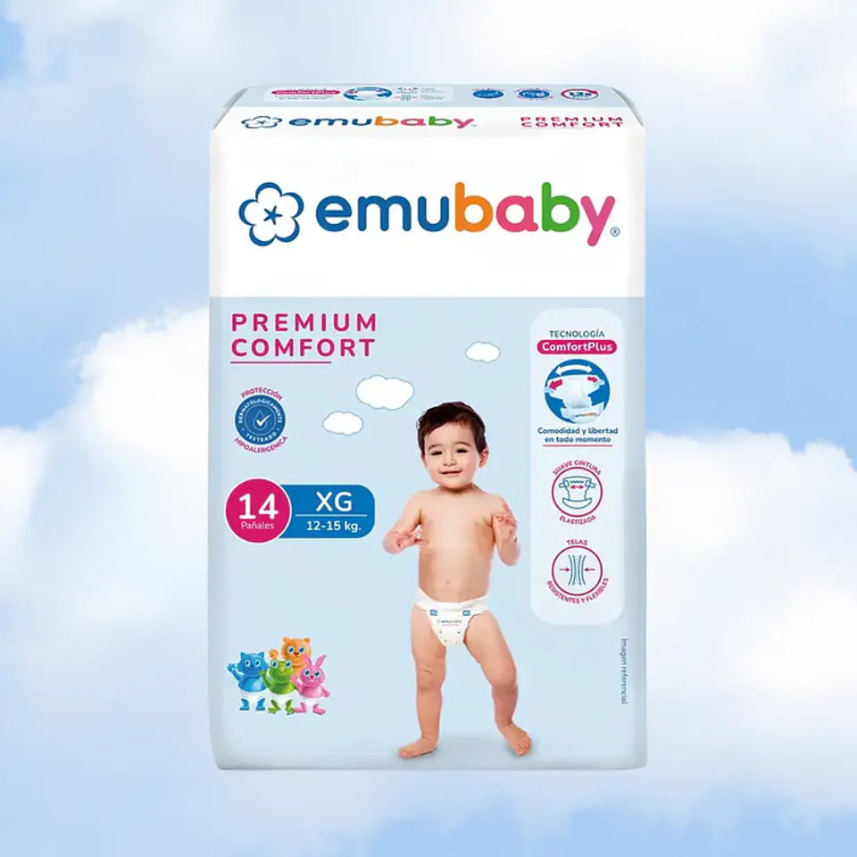 EMUBABY COMFORT TALLA XG - 112 UNIDADES 2