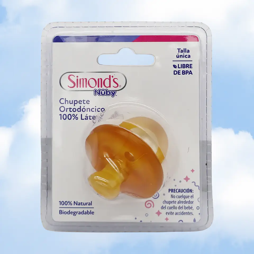 CHUPETE ORTODONCICO LATEX - SIMOND´S 2