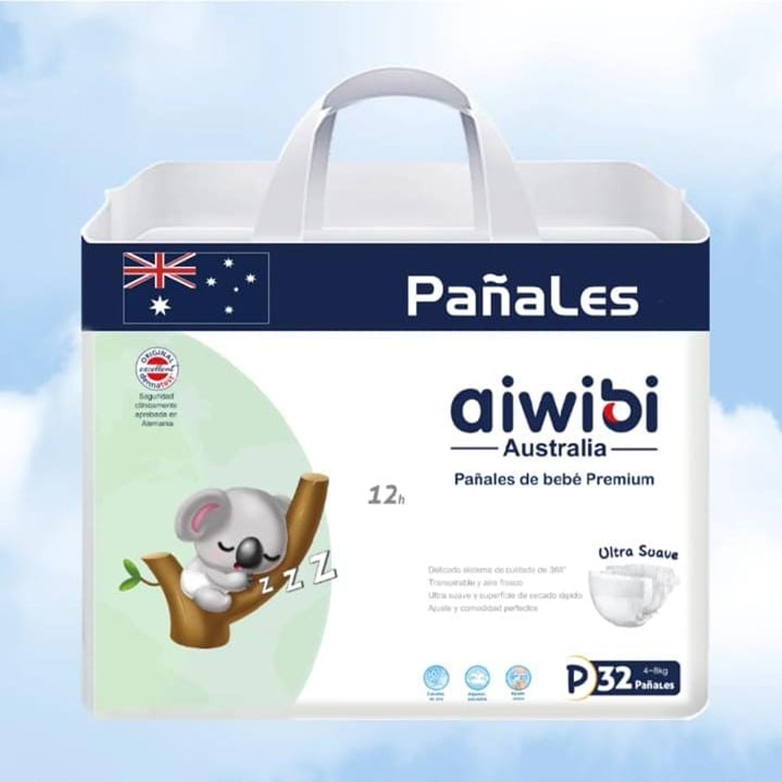 aiwibi premium talla p 32 pañales 1