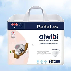 aiwibi premium talla m 30 pañales