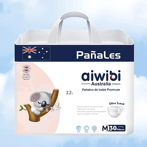 aiwibi premium talla m 30 pañales
