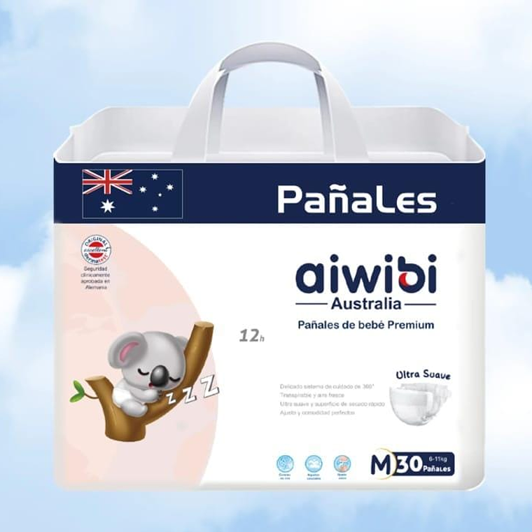 aiwibi premium talla m 30 pañales 1