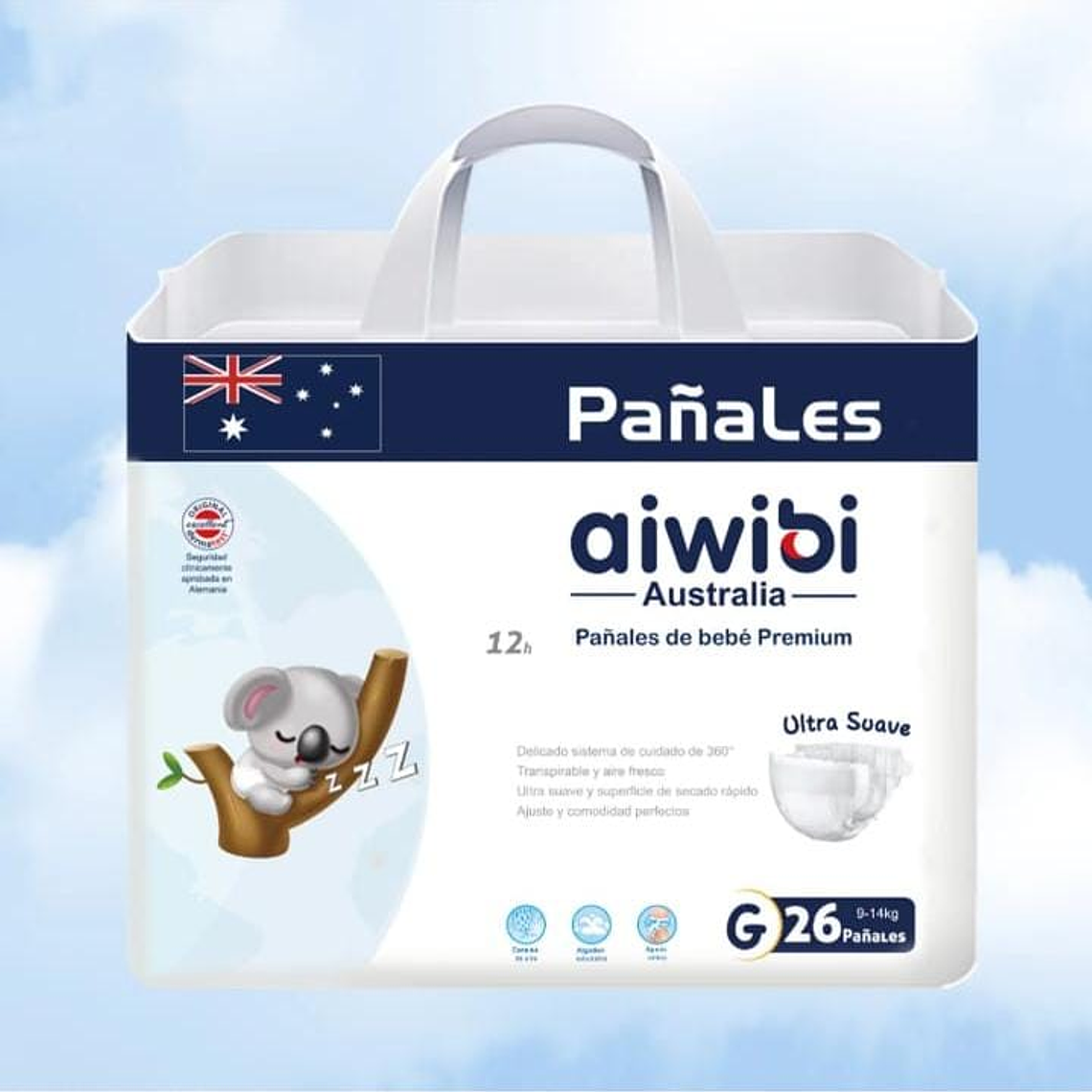 aiwibi premium talla g 26 pañales 1