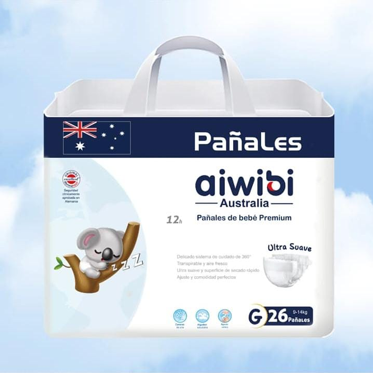 aiwibi premium talla g 26 pañales 1