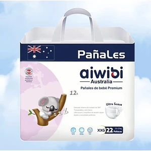 aiwibi premium talla xxg 22  pañales