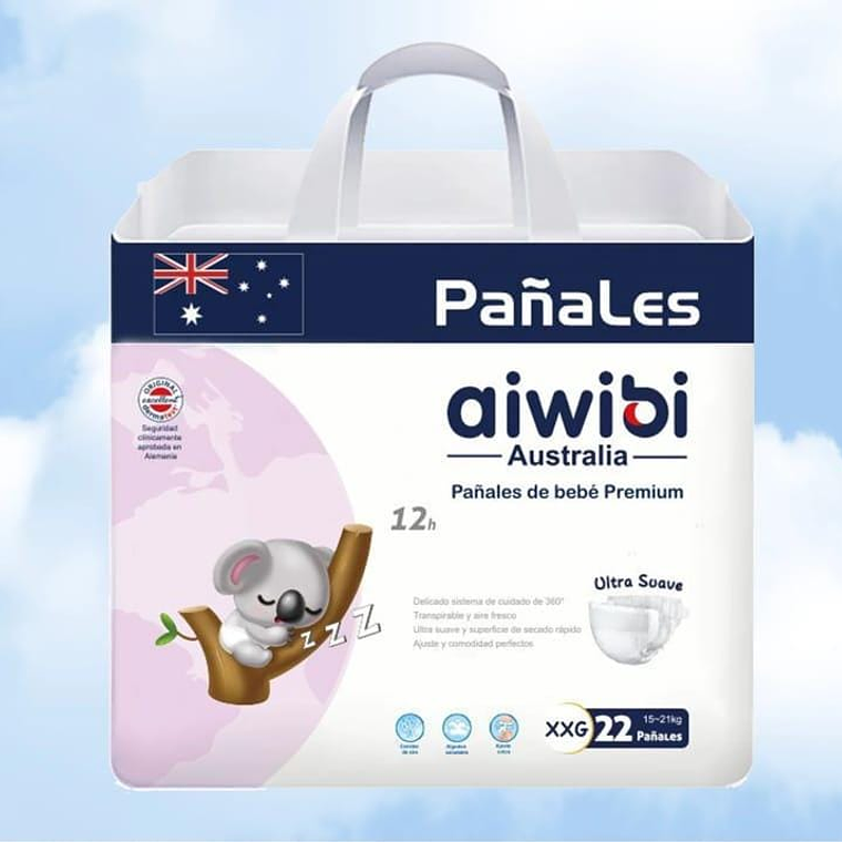aiwibi premium talla xxg 22  pañales 1