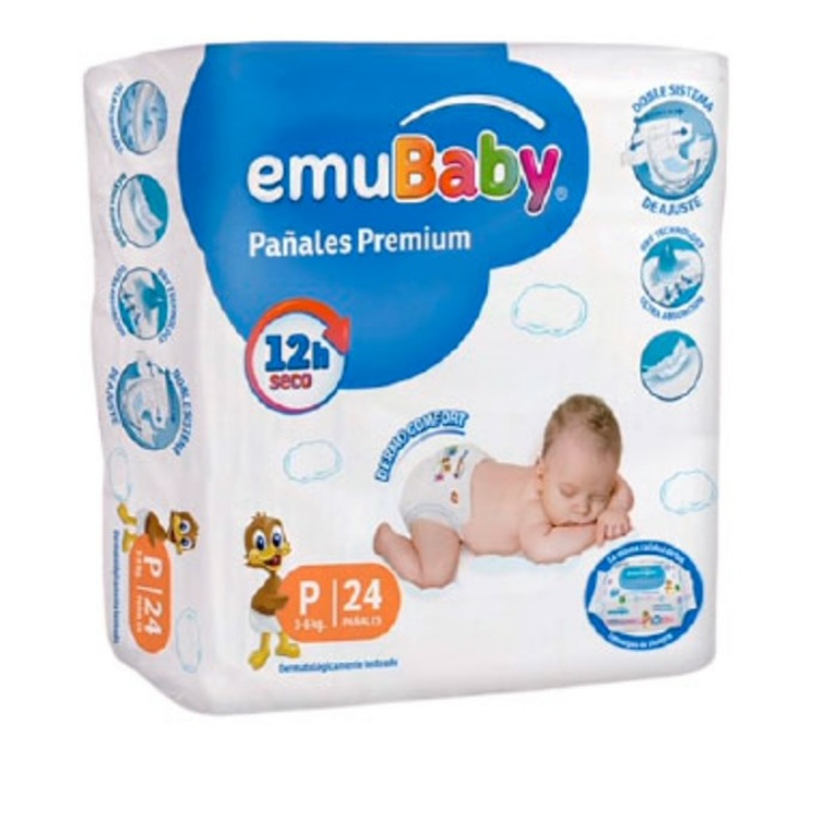 Emubaby talla p manga 88 pañales 1