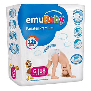 Emubaby talla g manga 144 pañales