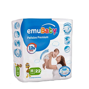 Emubaby talla M manga 176 pañales