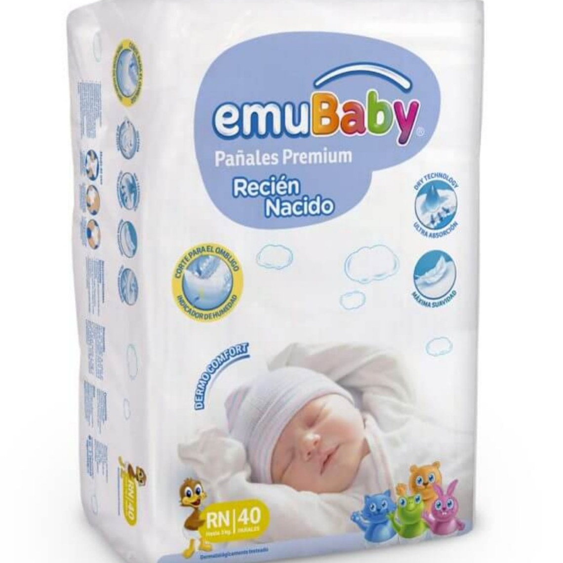 Emubaby talla Rn manga 80 pañales 1