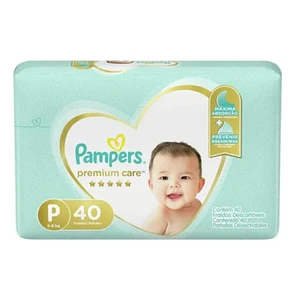 Pampers premium care talla P manga 72 pañales