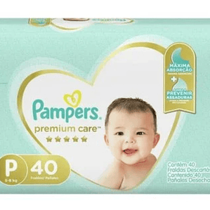 Pampers premium care talla P manga 72 pañales