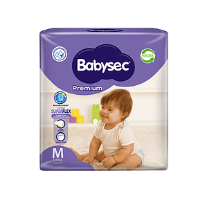 Babysec premium talla M manga 160  pañales