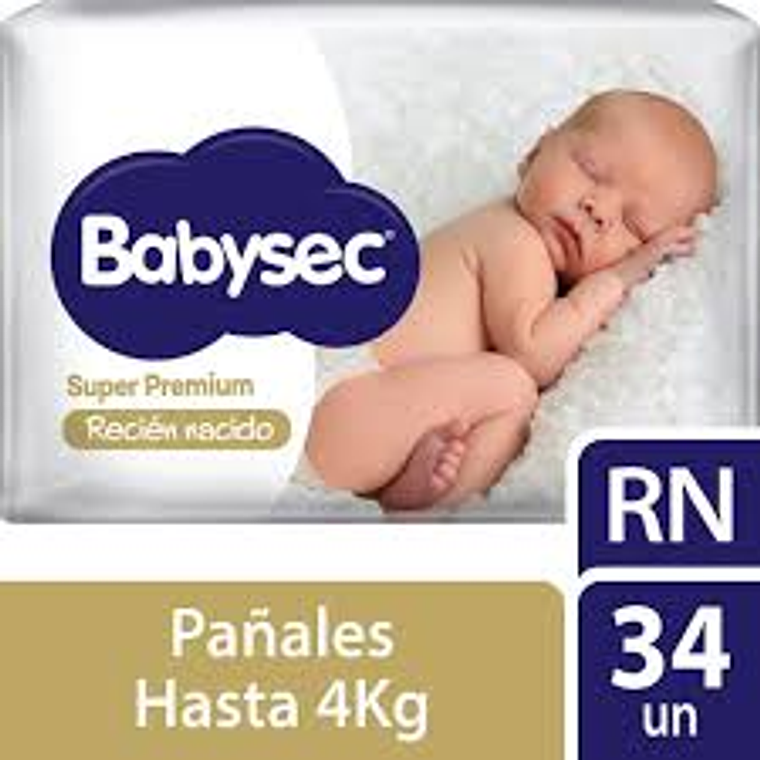 babysec super premium talla RN 68 pañales  1