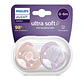 Chupetee Philips Avent Ultra Soft 0-6M Niña - Miniatura 1