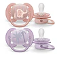 Chupetee Philips Avent Ultra Soft 0-6M Niña - Miniatura 2