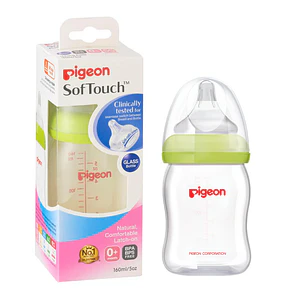 Mamadera Pigeon anti-colicos Softouch vidrio 160ml