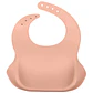 Babero de silicona rosa Infanti - Miniatura 2
