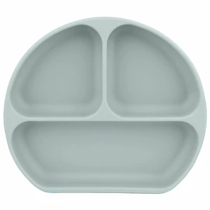 Plato con divisiones celeste Infanti
