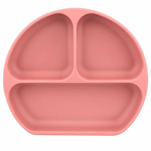 Plato con divisiones rosa Infanti