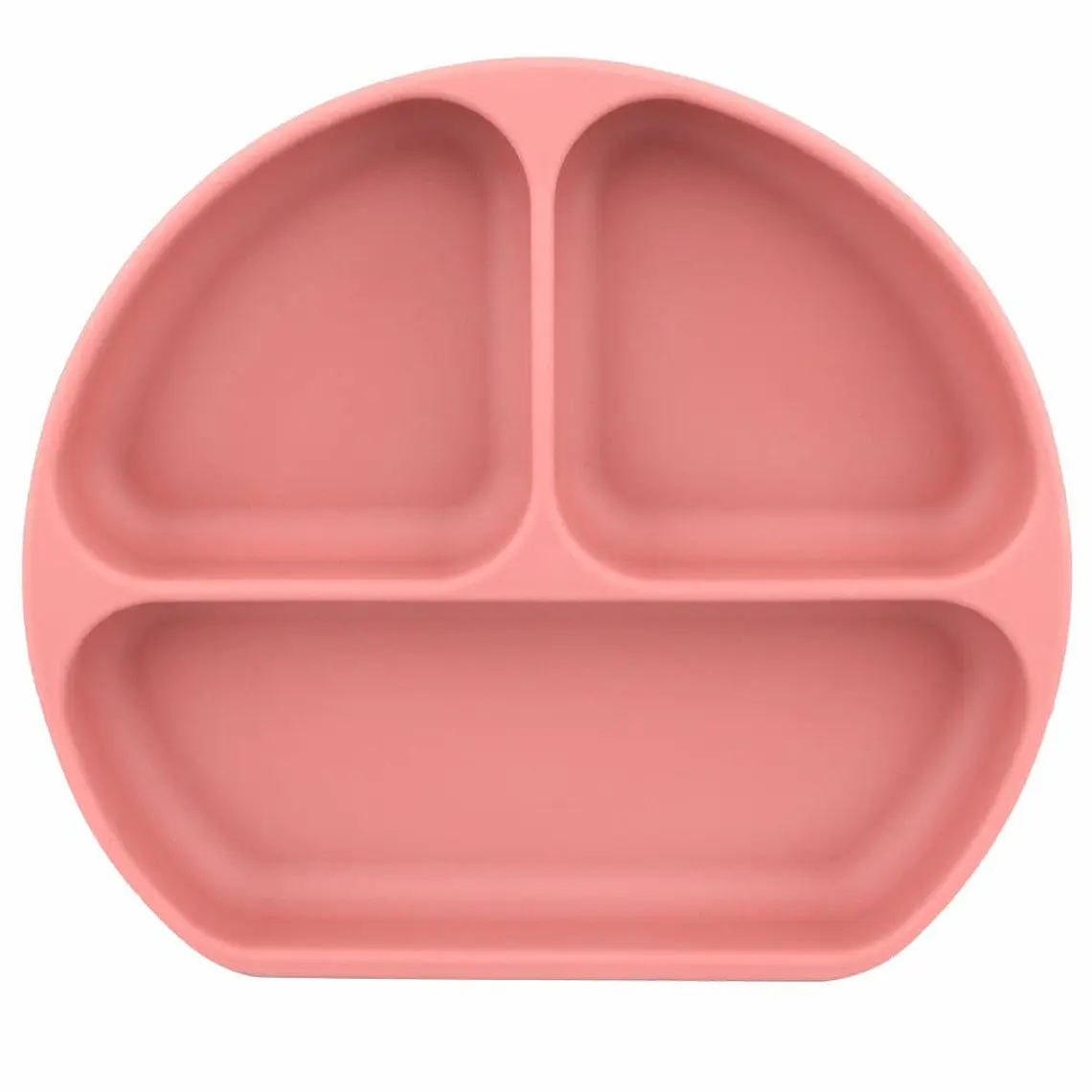 Plato con divisiones rosa Infanti 1