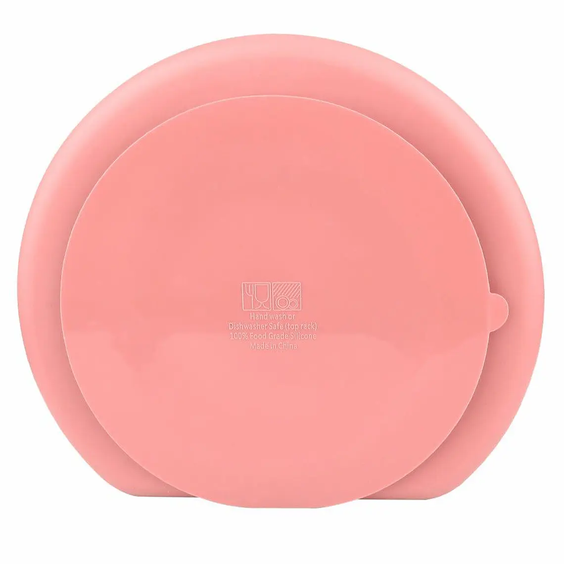 Plato con divisiones rosa Infanti 2