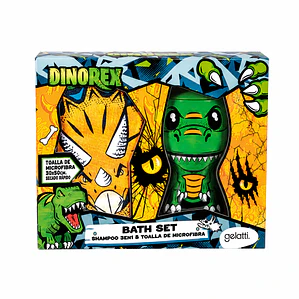 Set Dinorex Shampoo 3 en 1 + Toalla, Gelatti