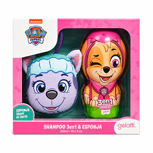 Set shampoo Skye + esponja Everest, 300ml Gelatti
