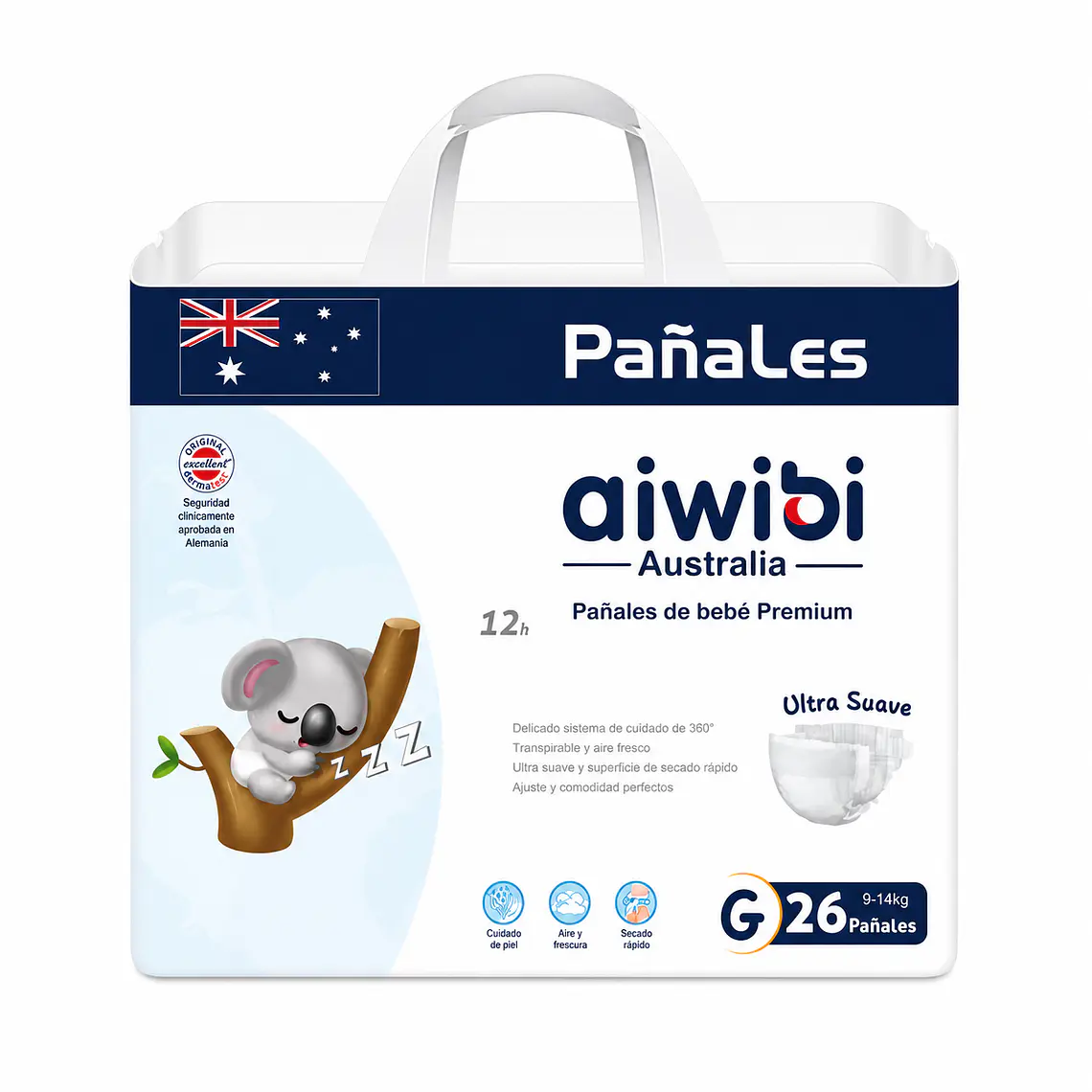 Aiwibi Premium talla G, 26un 1