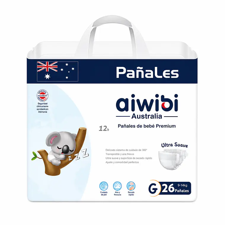Aiwibi Premium talla G, 26un 1