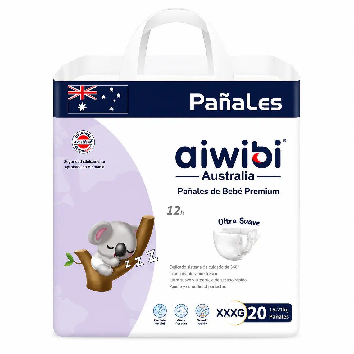 Aiwibi Premium talla XXXG, 20un 1