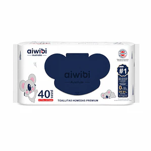 TH Aiwibi premium 99,91 % agua, 4 paquetes de 40uni c/u