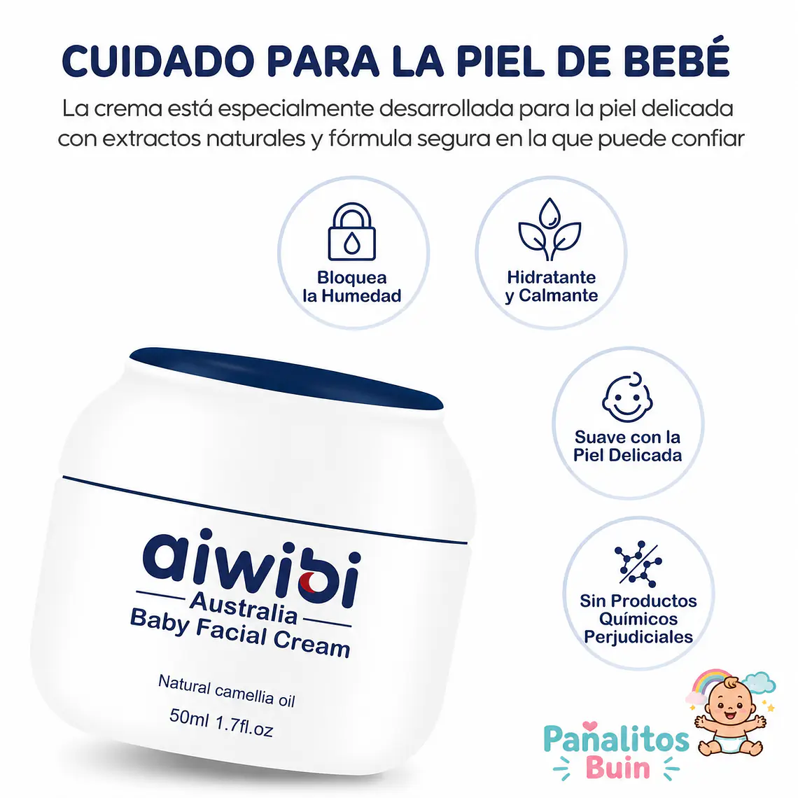 Aiwibi Crema facial, 50g 2