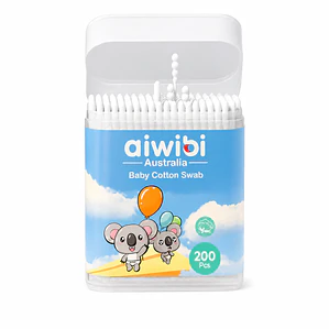 Aiwibi Cotonitos de Algodón para bebés, 200un