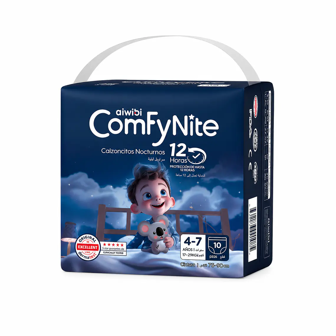 Aiwibi Calzoncitos nocturnos ComfyNite, 4-7años 1