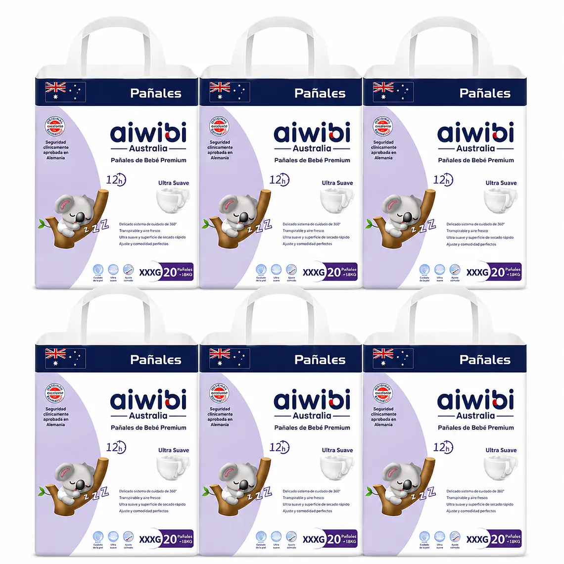 Aiwibi Manga Premium talla XXXG, 120un 1